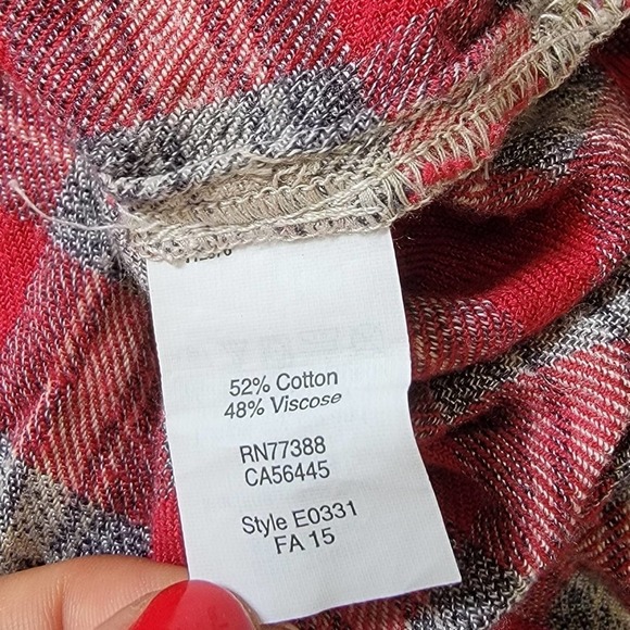 Madewell Flanel Plaid Long sleeve button up - Picture 10 of 10